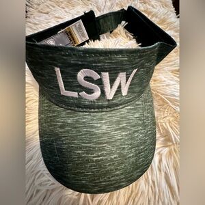 Top of the World Green Visor Hat